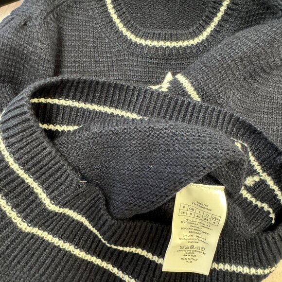 Christian Dior Short-Sleeved Sweater Navy Blue - Picture 13 of 13